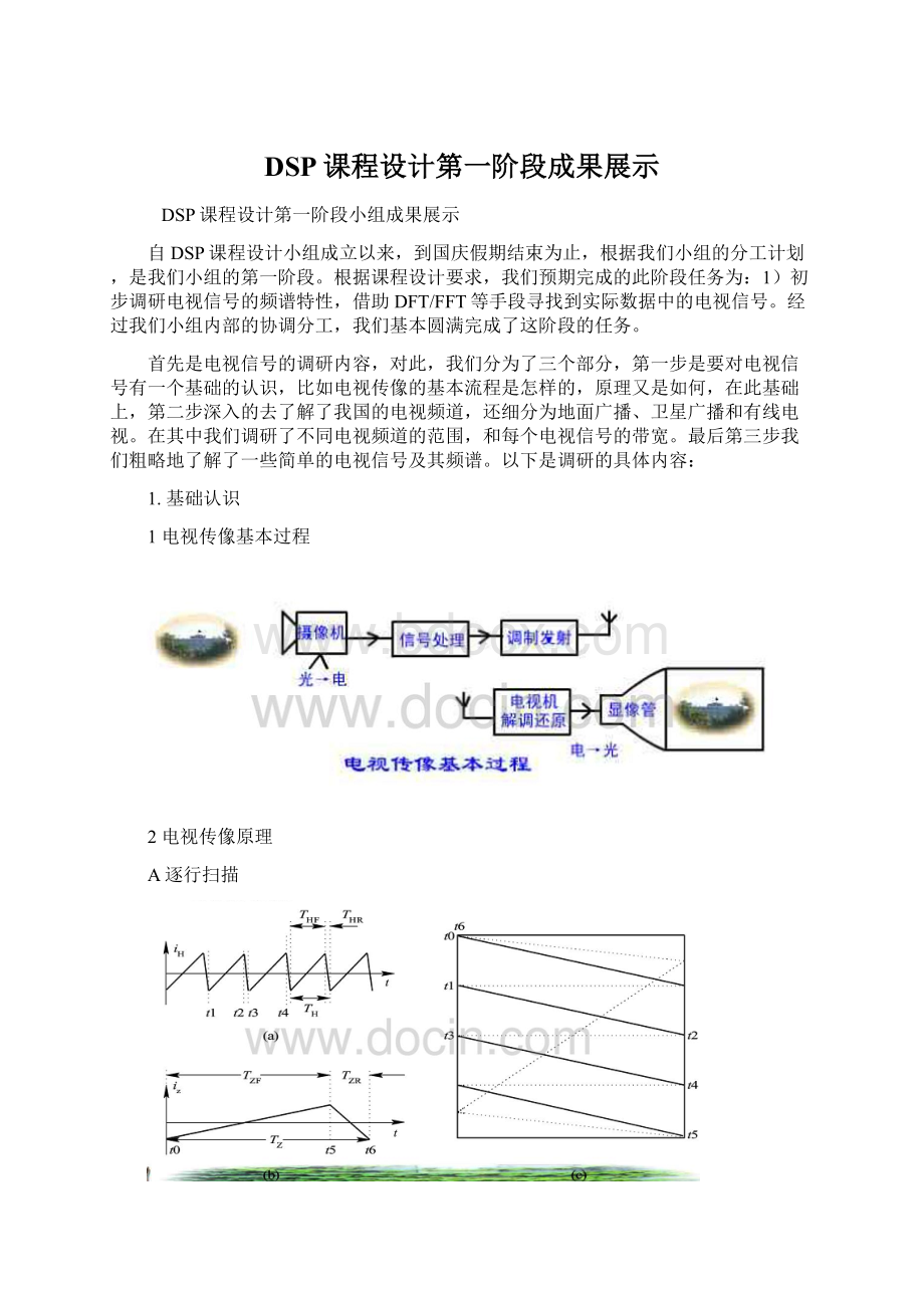 DSP课程设计第一阶段成果展示.docx