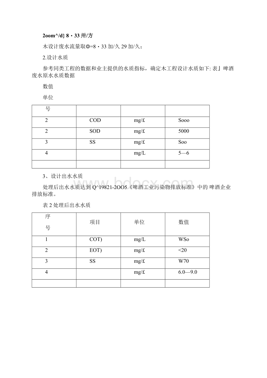 某啤酒废水处理方案及报价Word格式文档下载.docx_第3页