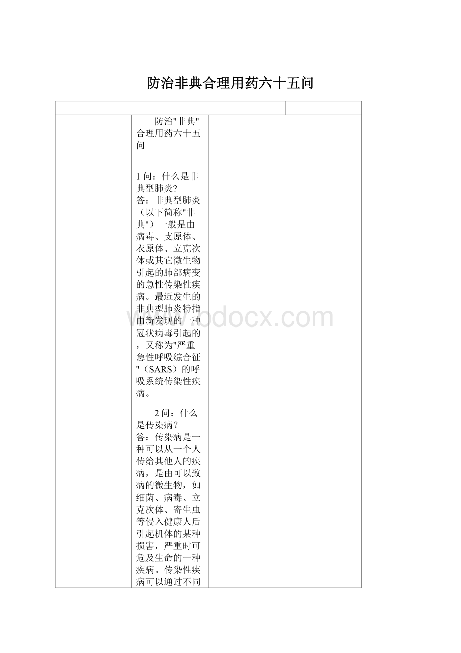 防治非典合理用药六十五问.docx