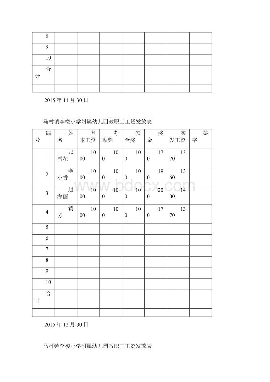 员工工资发放表.docx_第3页