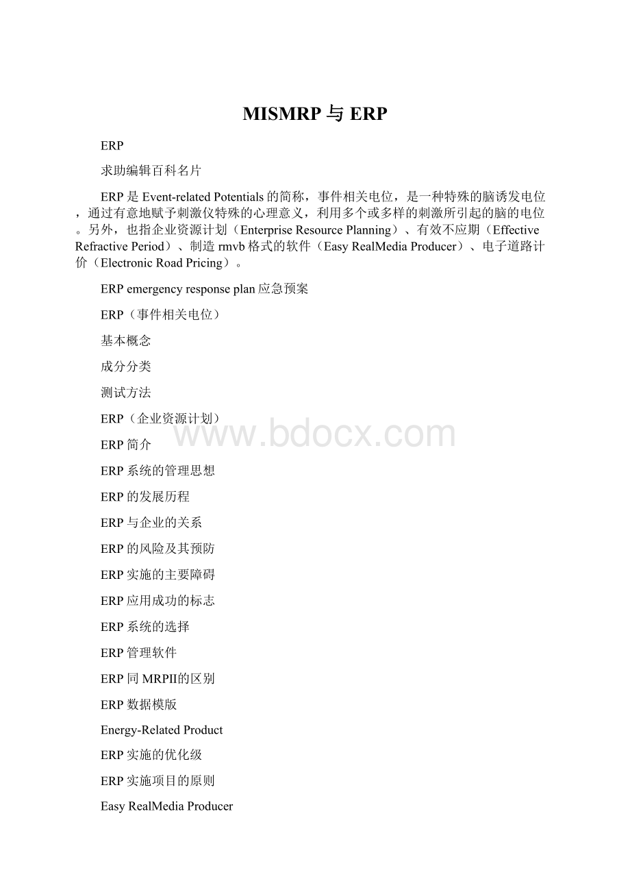 MISMRP与ERPWord格式.docx