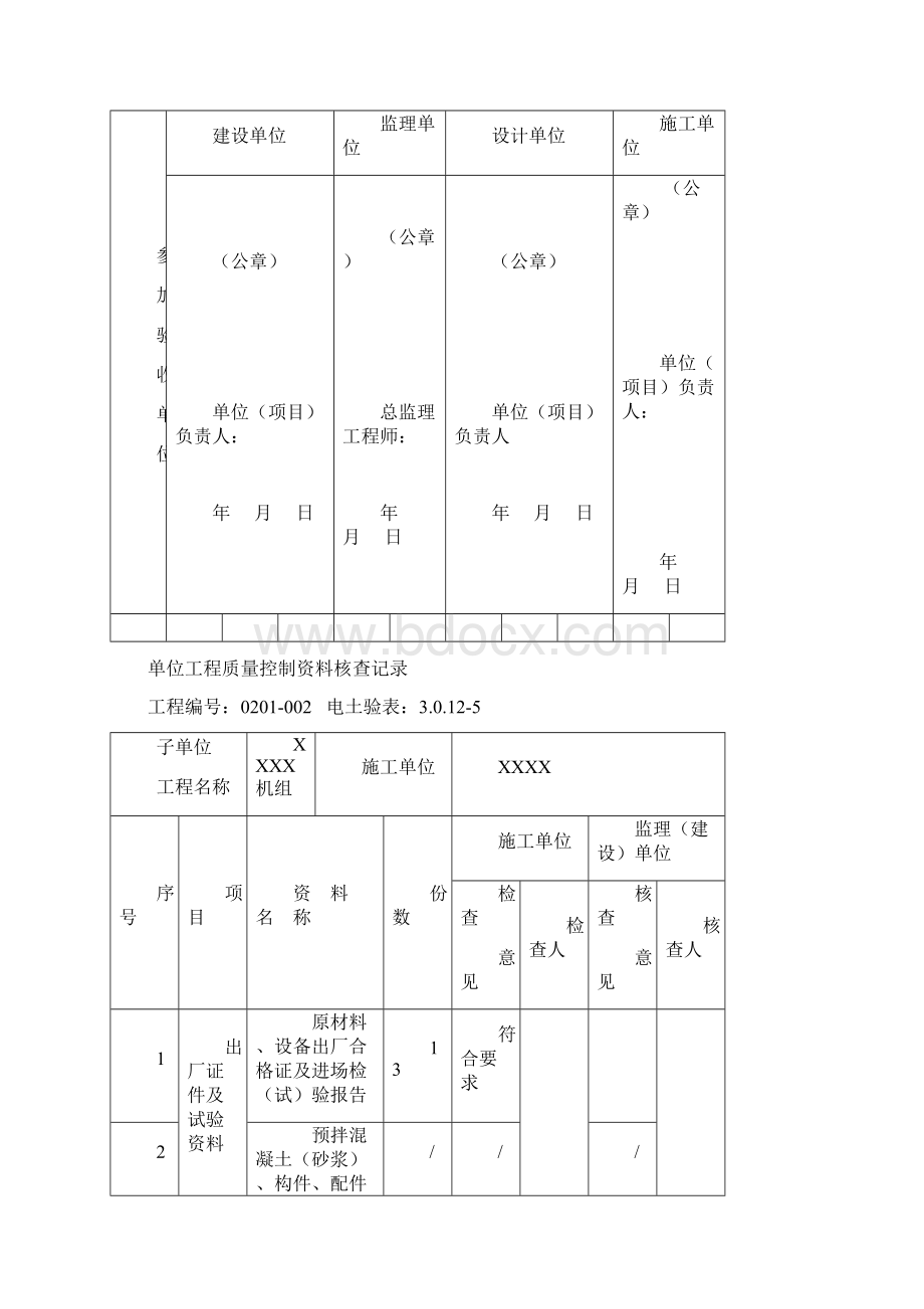 电力建设施工质量验收及评定附表全套Word格式.docx_第3页