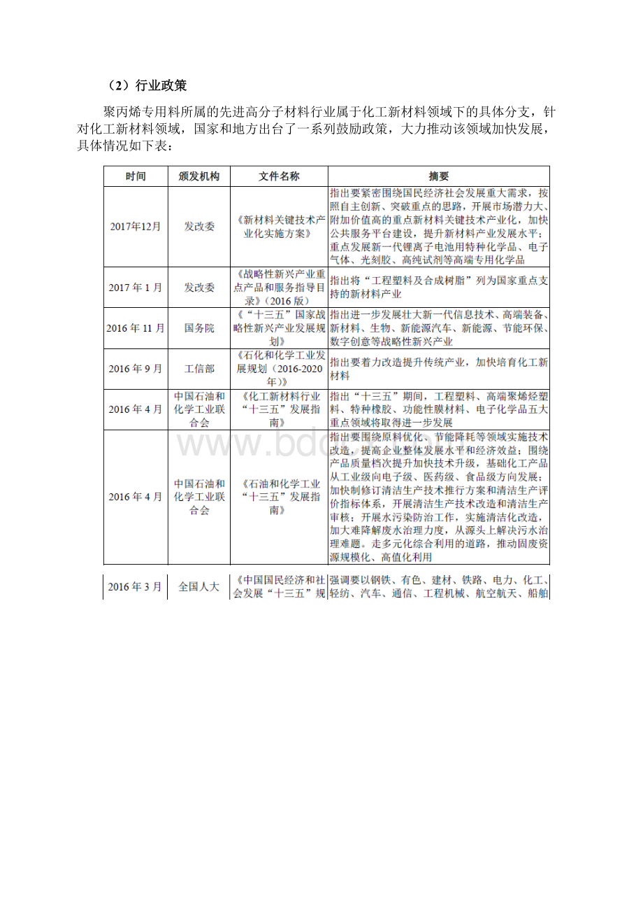 先进高分子材料聚丙烯行业分析报告Word下载.docx_第3页