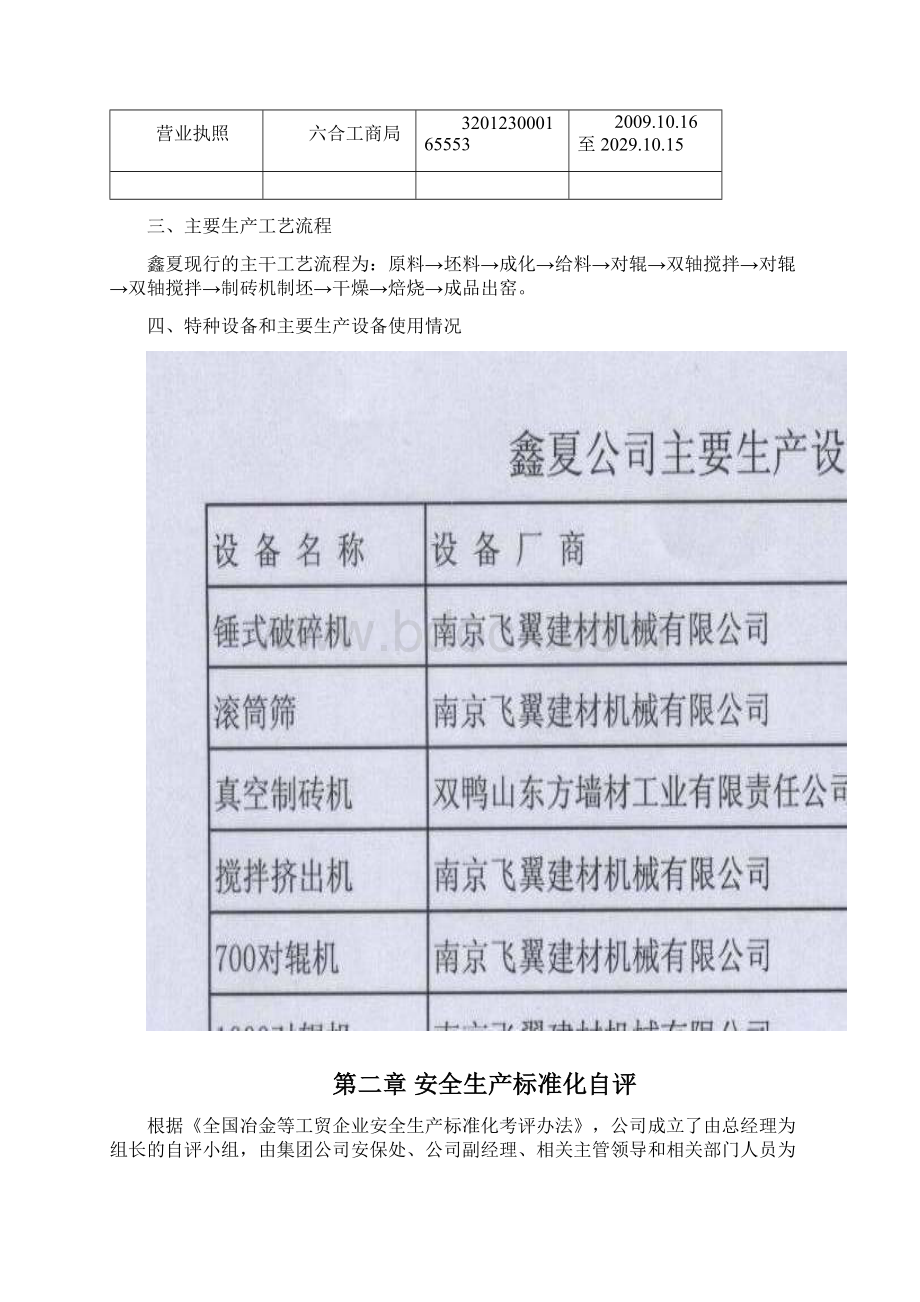 安全生产标准化自评报告鑫夏Word下载.docx_第2页