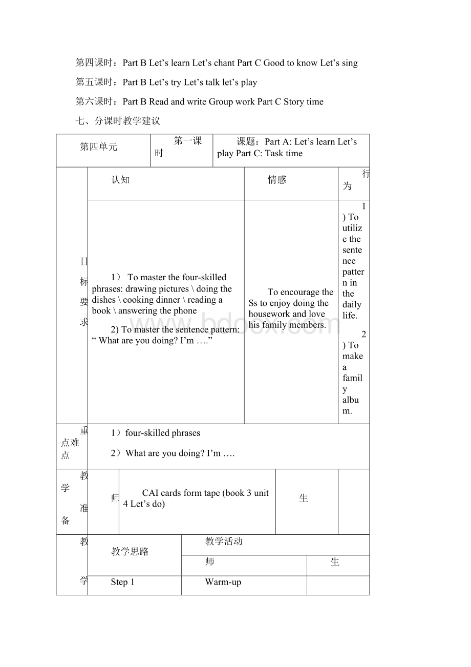 五年级英语下学期Unit4教案1.docx_第3页