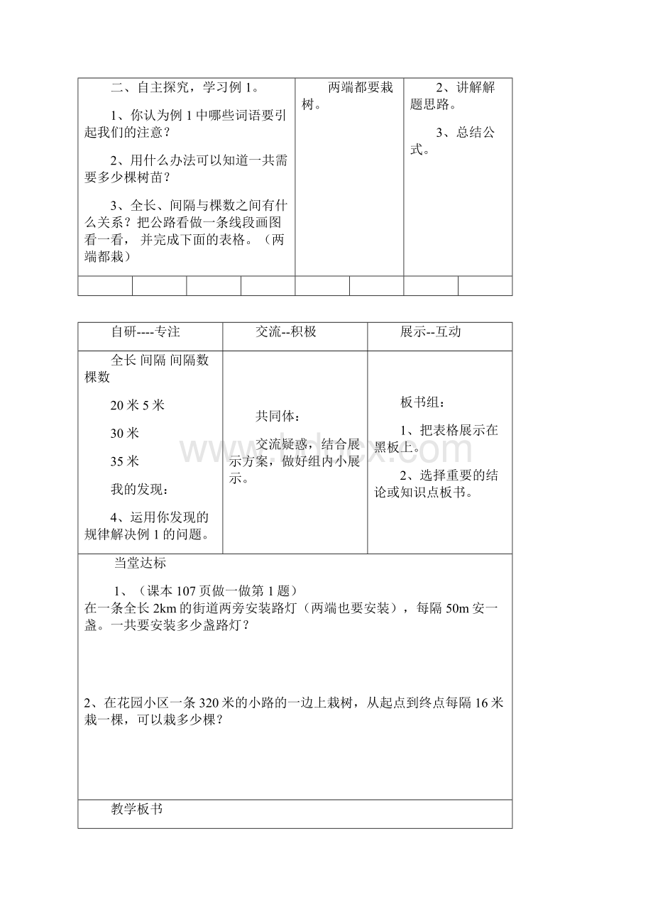 小学五年级上册数学植树问题Word文件下载.docx_第2页