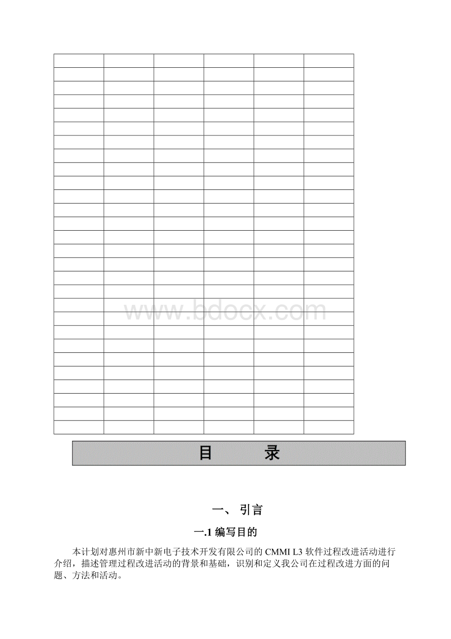 精品过程改进计划Word文档下载推荐.docx_第2页