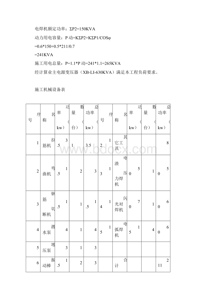 临时用电施工设计Word格式.docx_第3页