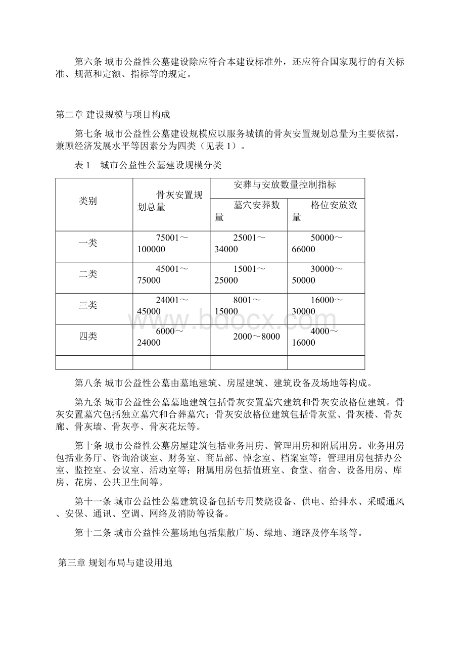 城市公益性公墓标准.docx_第3页