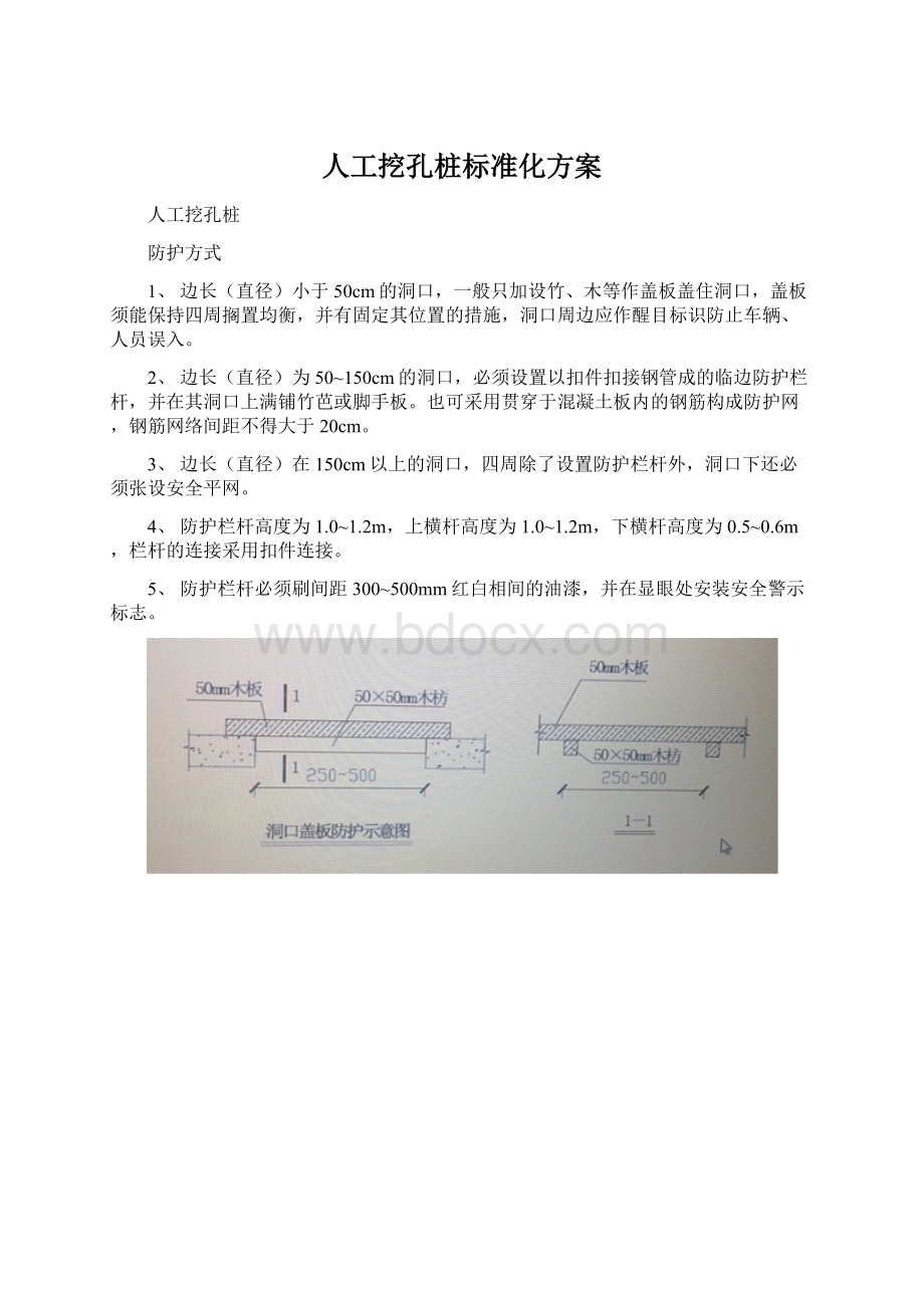 人工挖孔桩标准化方案.docx