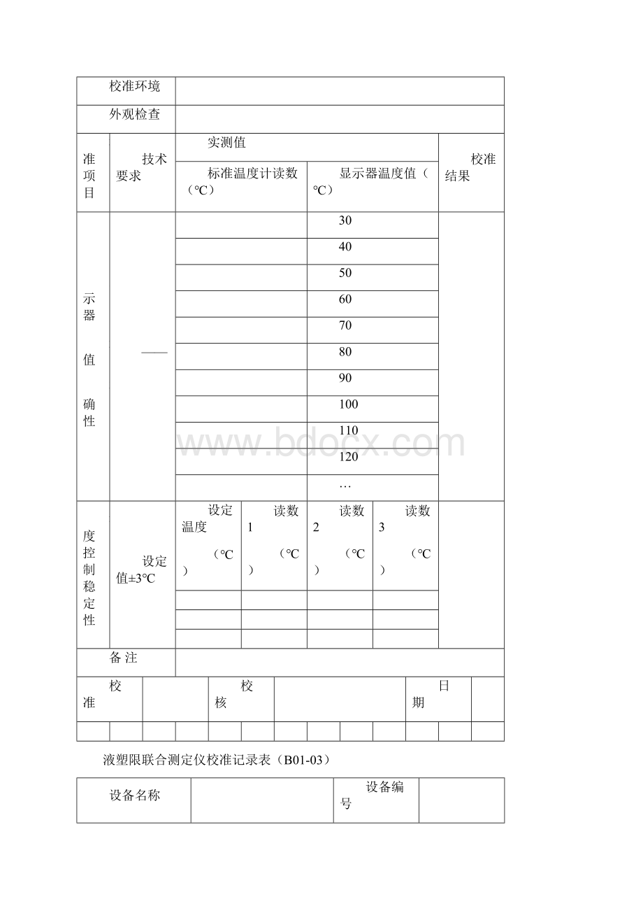 《公路工程试验检测仪器设备校准指南A4表格》.docx_第3页