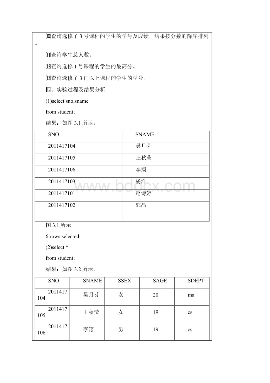 数据库实验报告实验三Word文件下载.docx_第2页