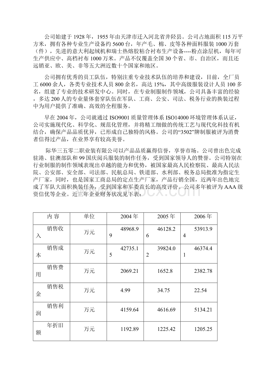 智能化中高档职业装生产线技改项目立项申请报告.docx_第2页