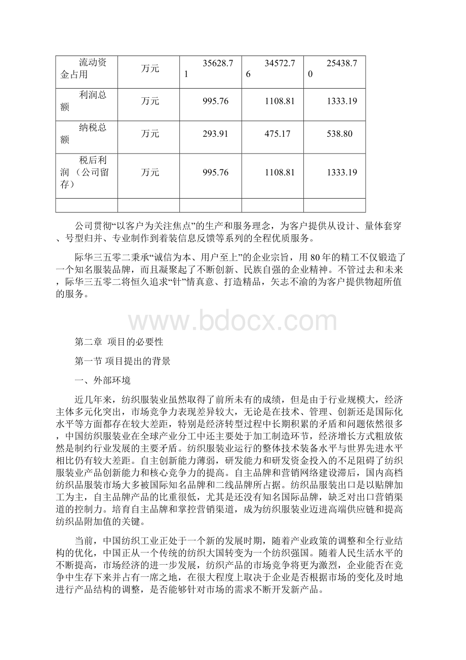 智能化中高档职业装生产线技改项目立项申请报告.docx_第3页