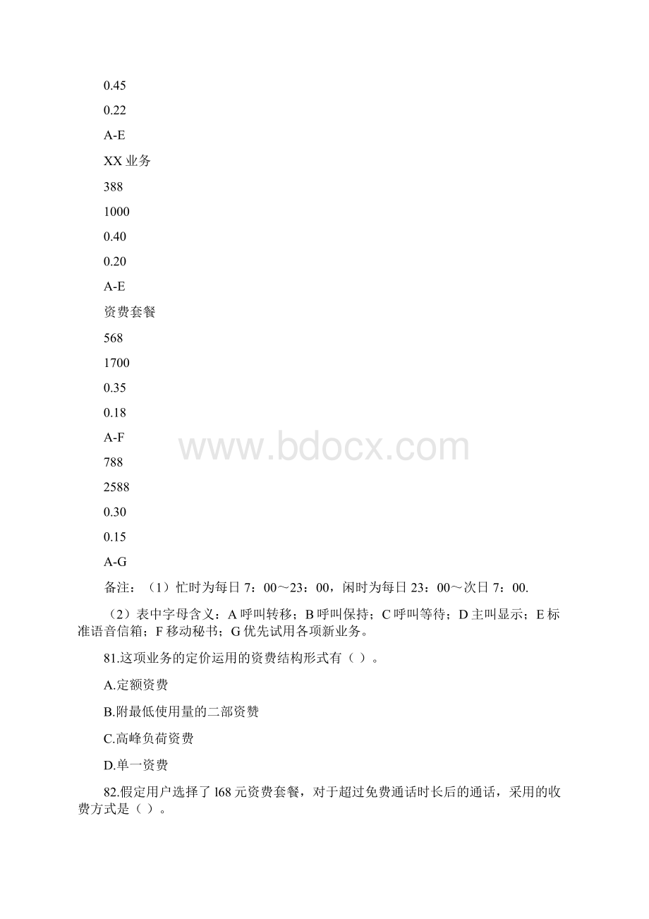 中级《邮电经济专业知识与实务》试题3.docx_第2页