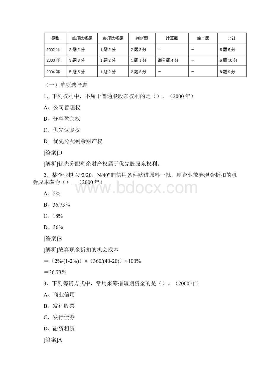 企业筹资方式复习Word文档格式.docx_第2页