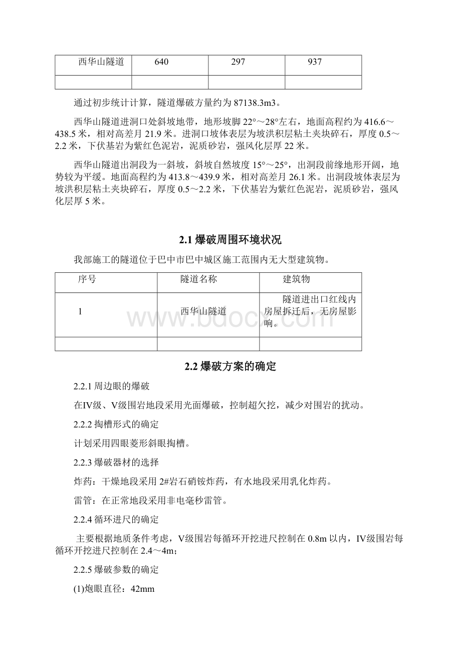 隧道爆破专项设计方案汇编Word下载.docx_第3页