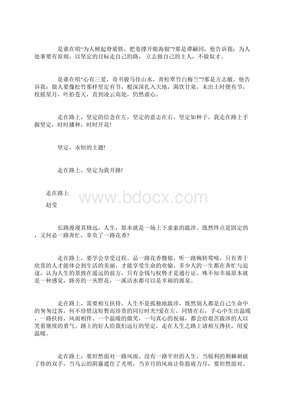 命题作文走在路上.docx_第3页