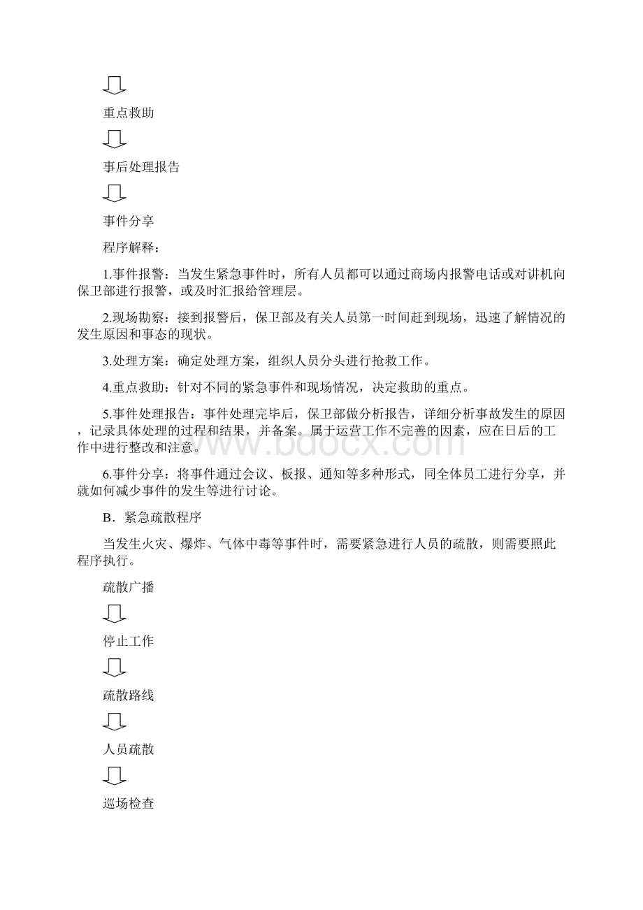 某服装城紧急事件处理程序.docx_第3页