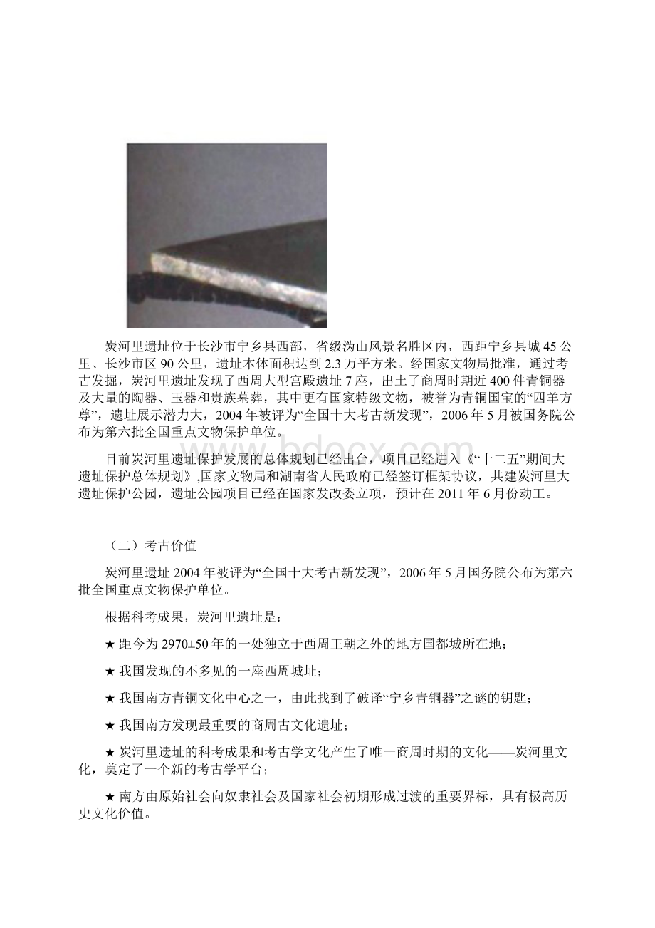 中国湖南炭河里遗址保护发展项目书.docx_第2页