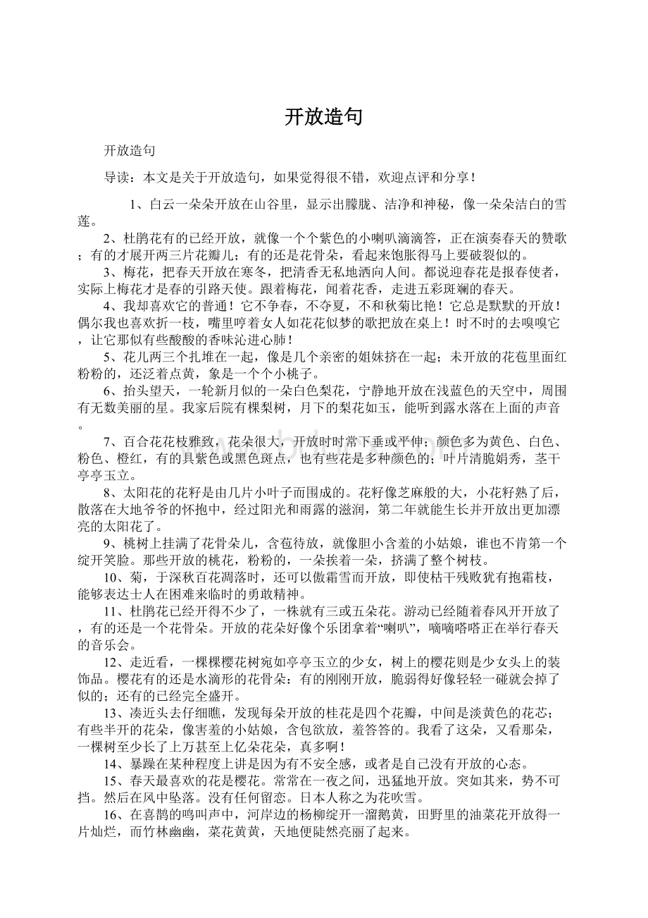 开放造句Word格式文档下载.docx_第1页