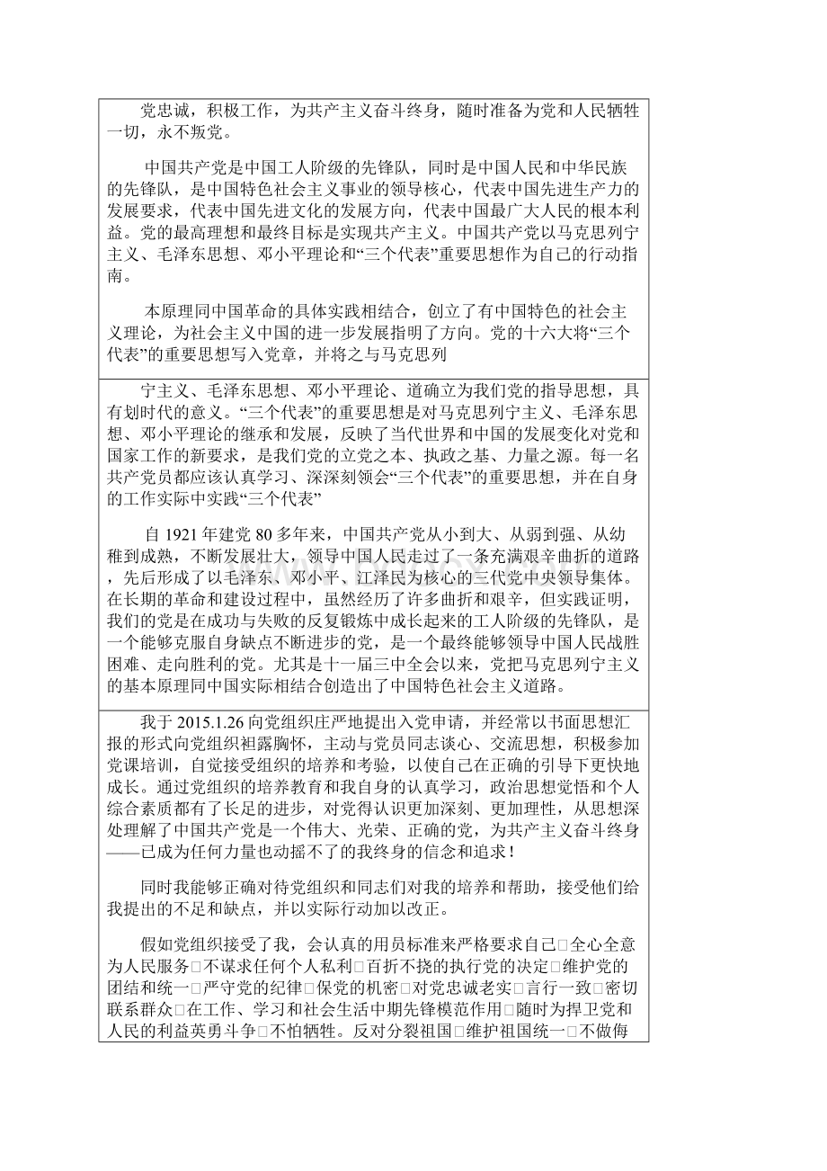 入党志愿书模板完整.docx_第2页