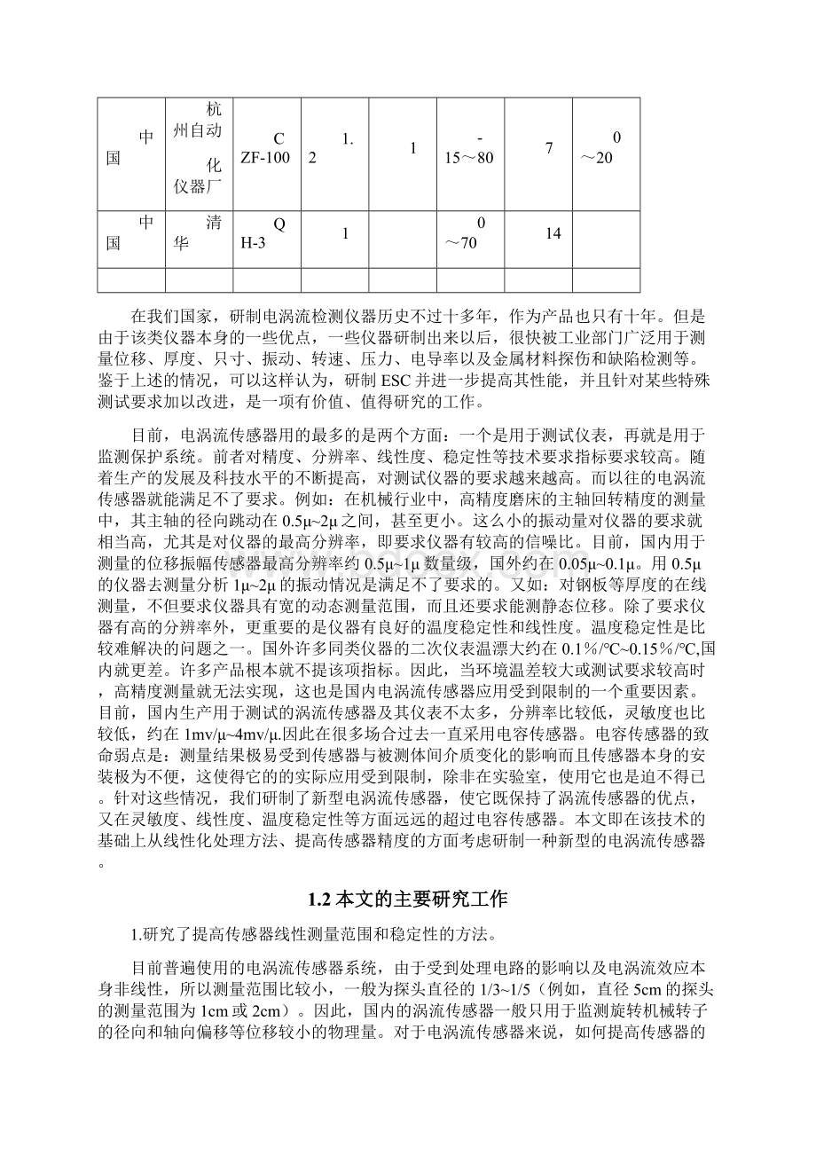 整理电涡流位移传感器的研制Word文档格式.docx_第3页