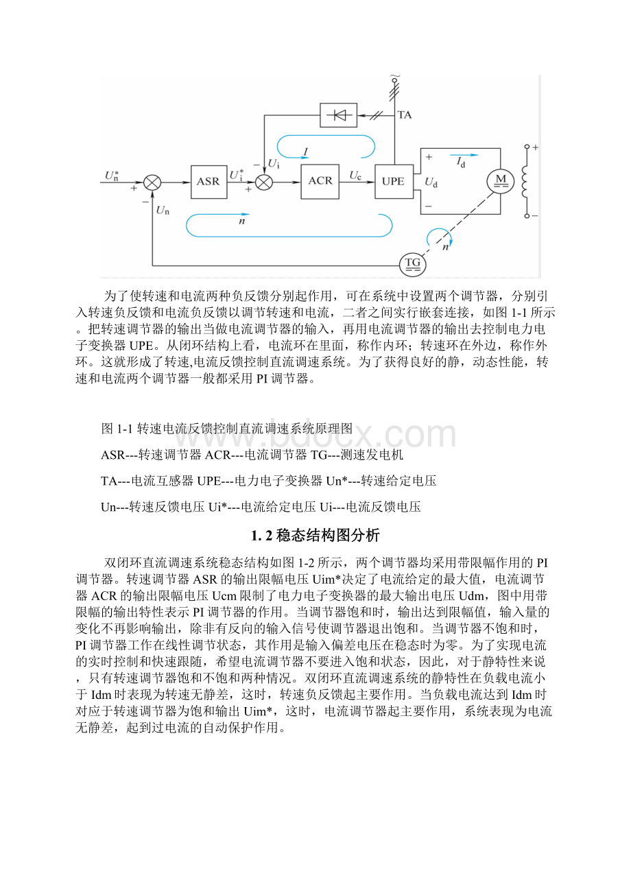 电机课设VM双闭环直流调速系统Word文件下载.docx_第3页