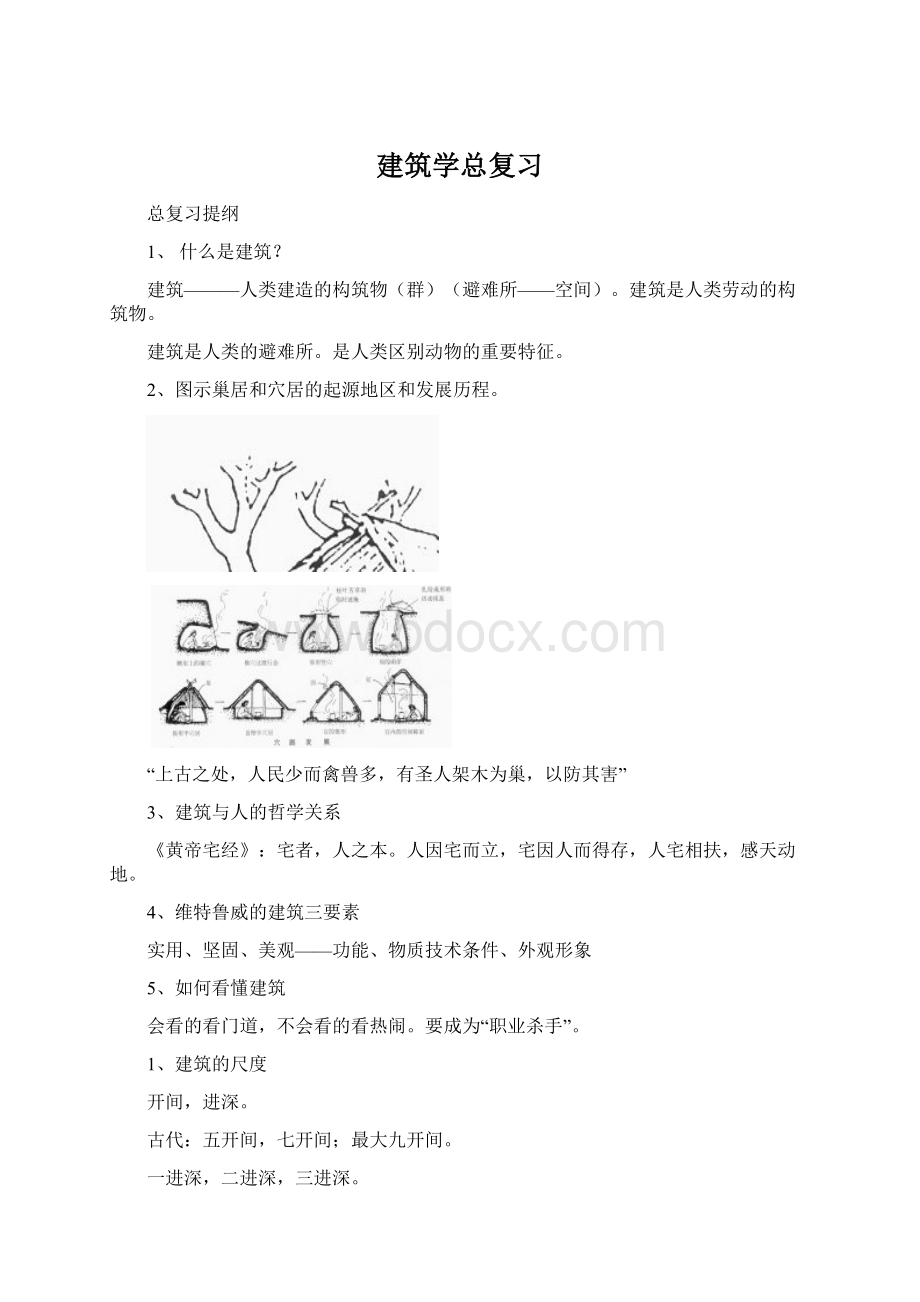 建筑学总复习.docx_第1页