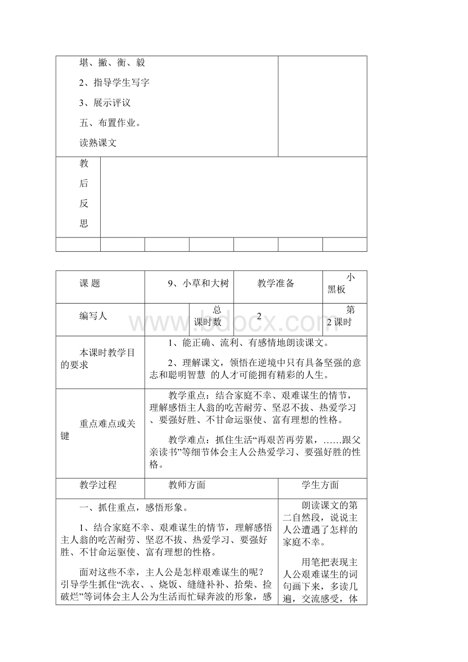 强烈推荐小学六年级语文上册第三单元教案Word文档格式.docx_第2页