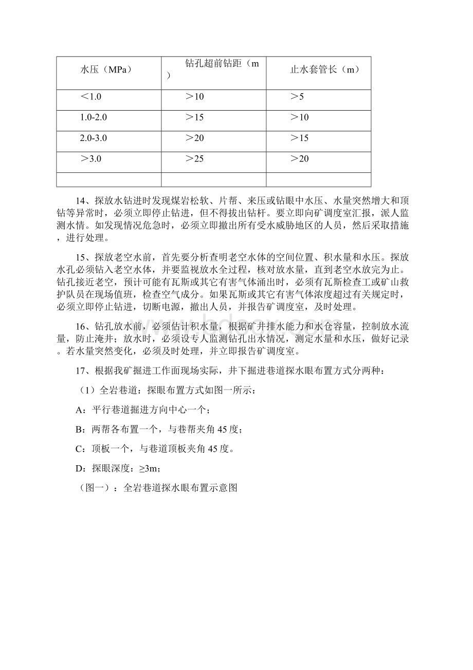 张山子矿探放水规定Word文档格式.docx_第3页