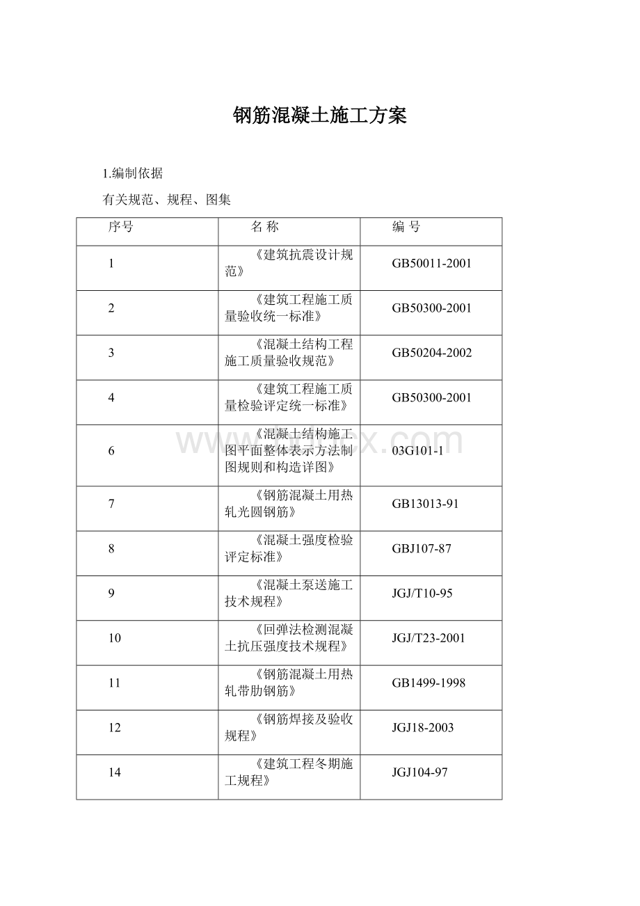 钢筋混凝土施工方案.docx_第1页