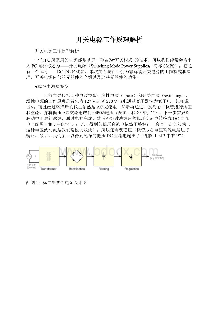 开关电源工作原理解析文档格式.docx_第1页