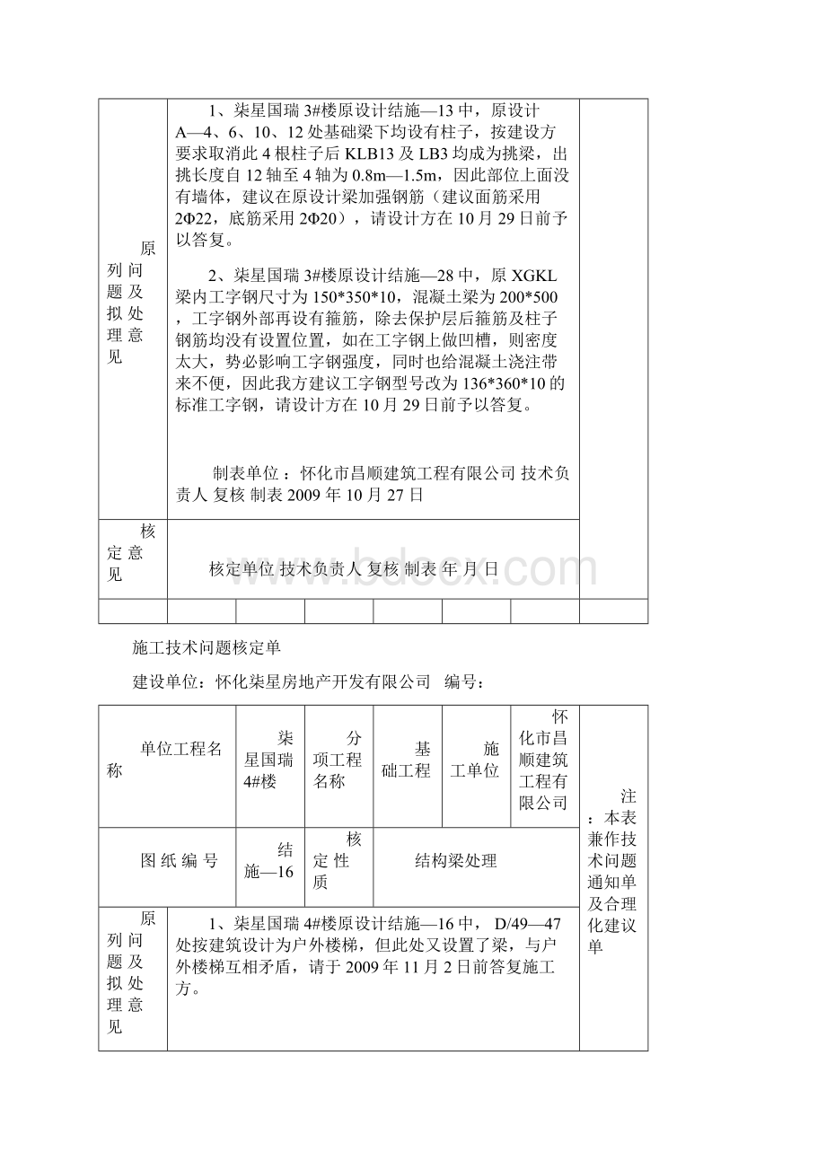 施工技术问题核定单1.docx_第2页