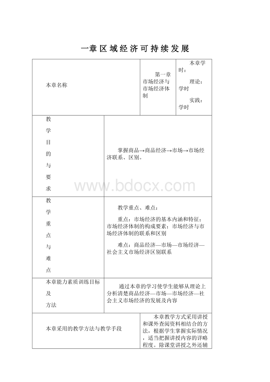 一章 区 域 经 济 可 持 续 发 展.docx