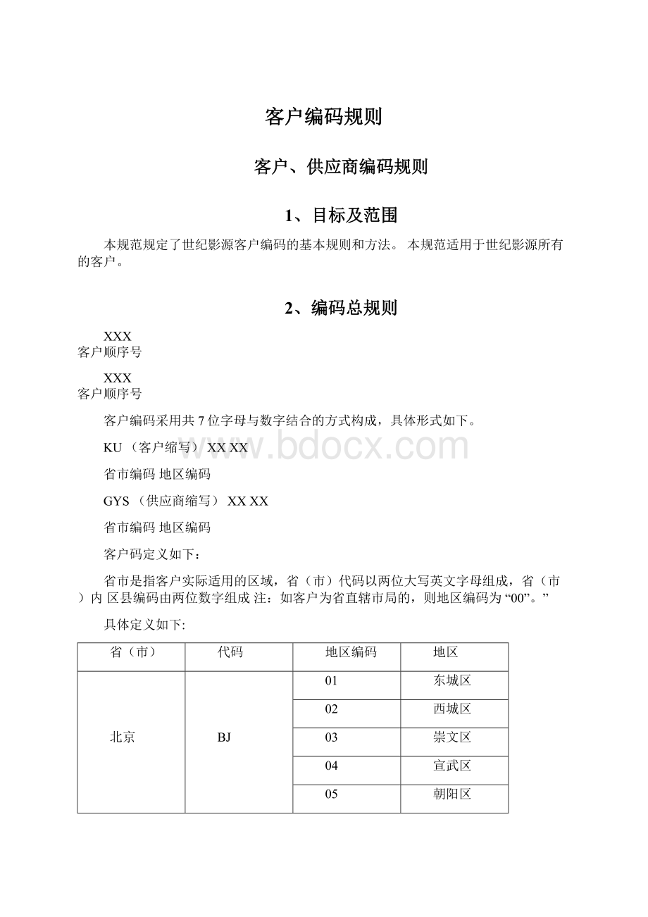 客户编码规则Word下载.docx