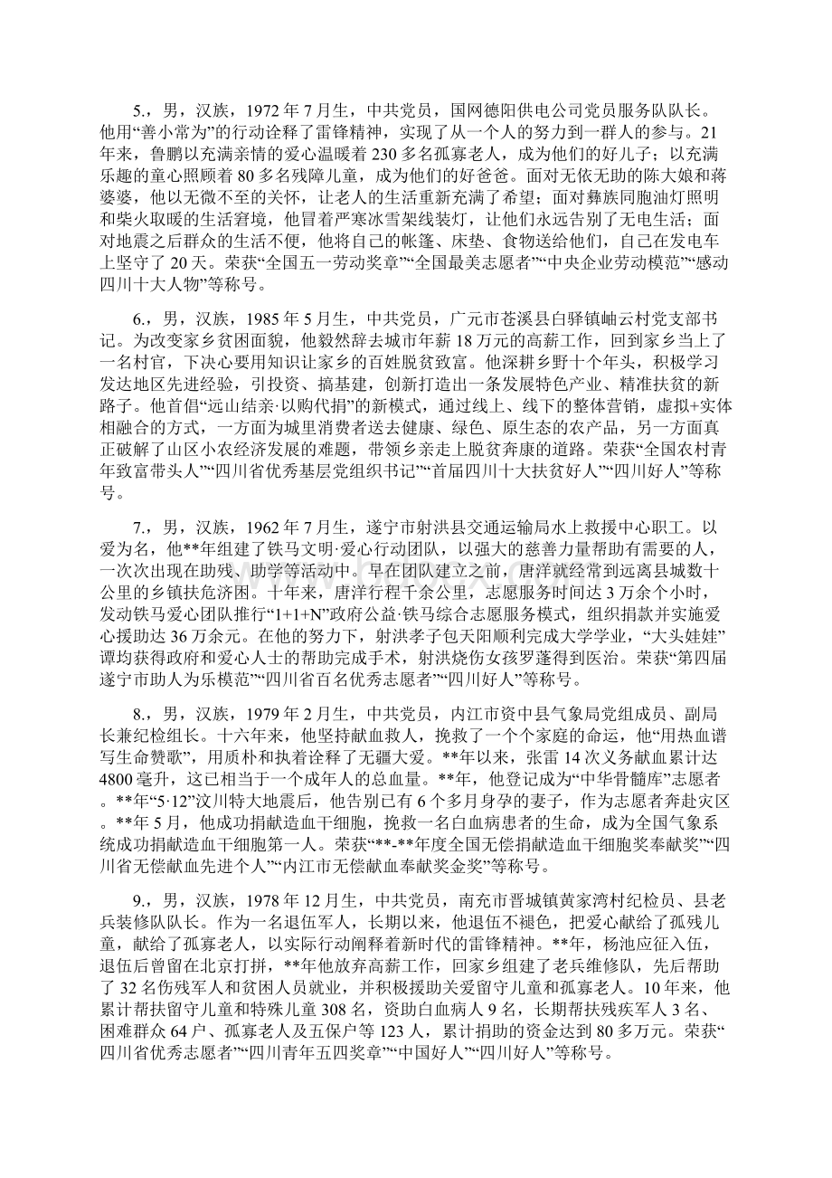 劳模先进事迹50则简要事迹Word格式文档下载.docx_第2页