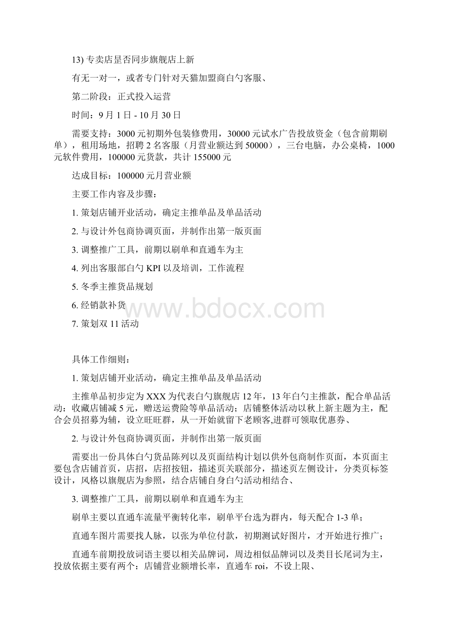 精选审批稿某品牌天猫专卖店运营投入实施项目商业计划书.docx_第2页