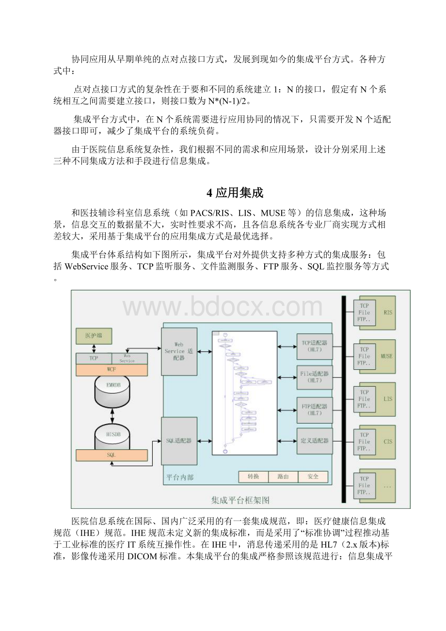 医院信息集成平台建设技术方案.docx_第2页