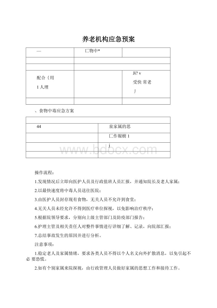 养老机构应急预案.docx_第1页