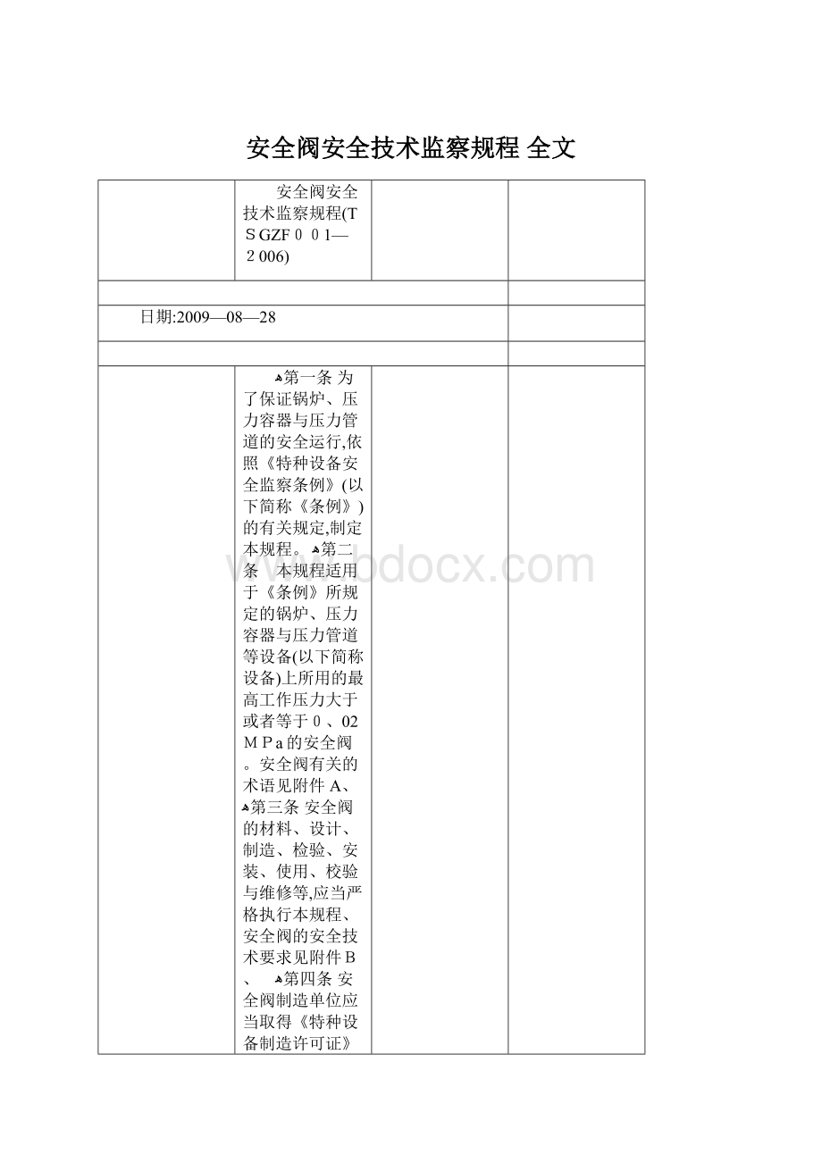 安全阀安全技术监察规程 全文.docx_第1页