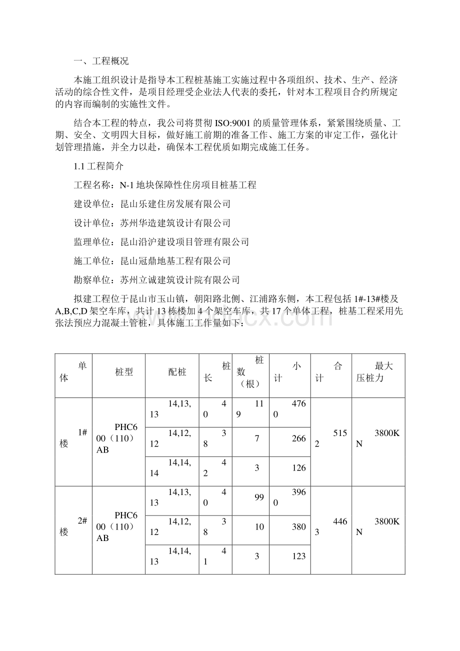 锤击桩施工组织设计1.docx_第2页