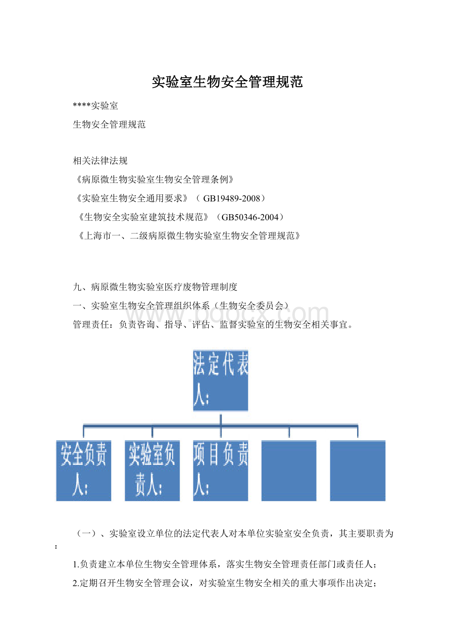 实验室生物安全管理规范.docx_第1页