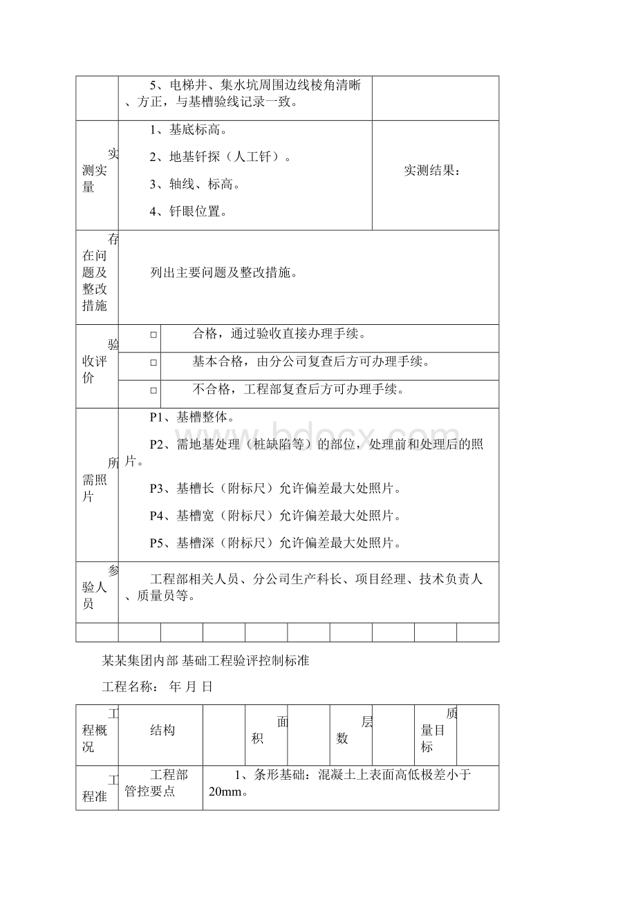 某施工企业的内部各阶段验收控制标准.docx_第3页