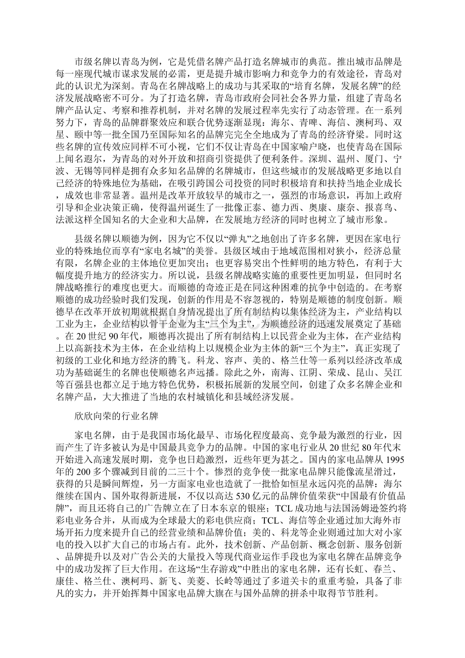 中国名牌发展战略报告Word文档格式.docx_第3页