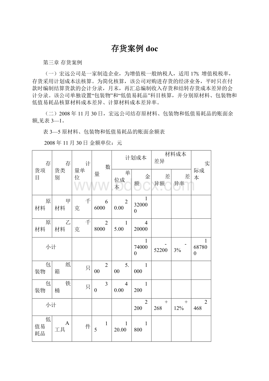 存货案例docWord文档下载推荐.docx_第1页