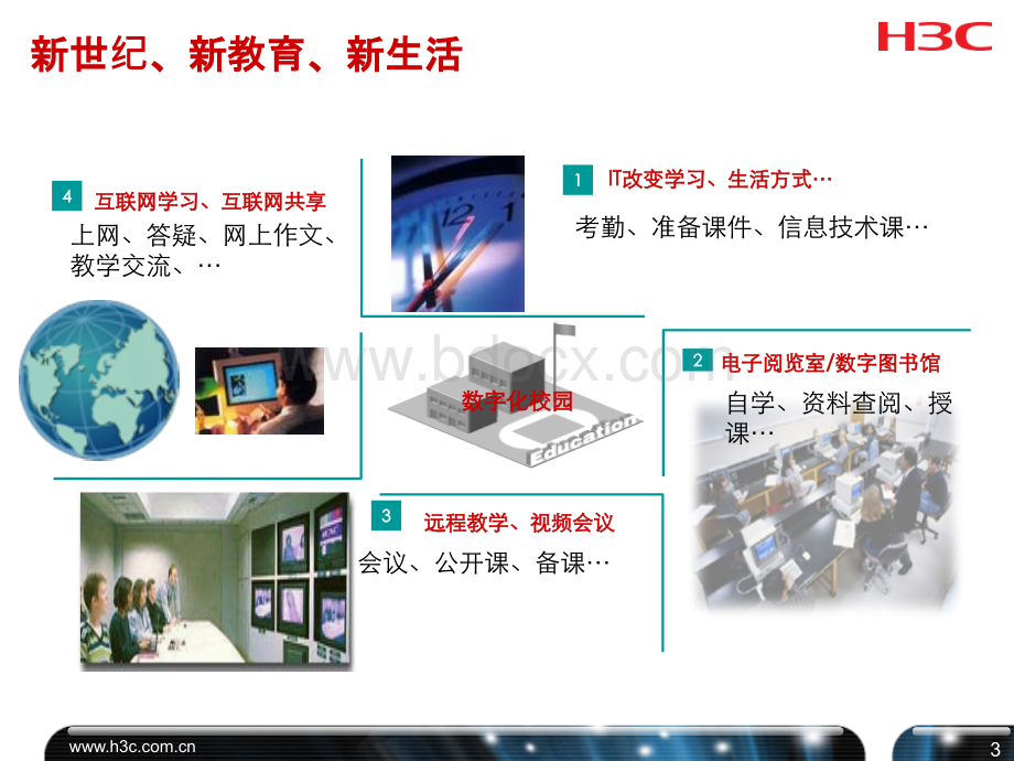 教育解决方案HC中小学校园网解决方案PPT格式课件下载.ppt_第3页