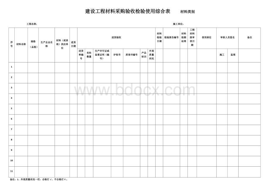 建设工程材料表.docx