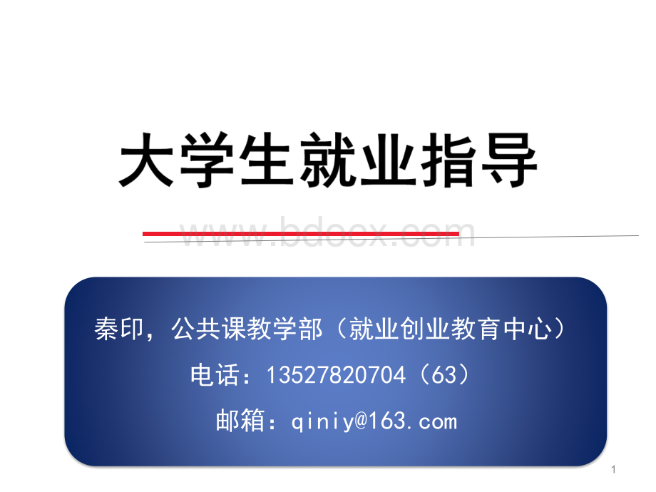 就业形势与政策展示PPTPPT文档格式.pptx_第1页