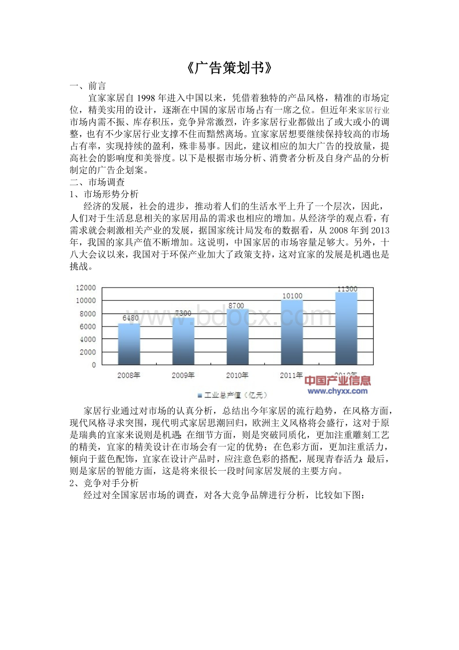 宜家家居广告策划.wps资料文档下载